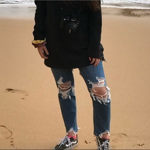 American Eagle mom jeans